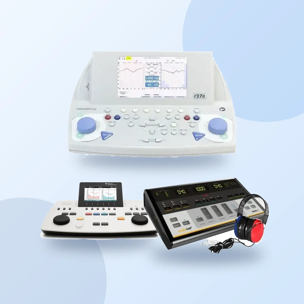Audiometers from Resonance, Interacoustics and Labat supplied by Selous Biotechnology